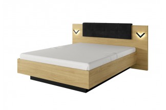 Łóżko do sypialni Verso 160 cm Dąb Scandi