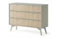 Komoda niska Forest 3S 106cm Eukaliptus + Jodełka Scandi