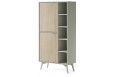 Szafa/Regał Forest  80 cm Eukaliptus + Jodełka Scandi