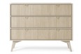 Komoda niska Forest 3S 106cm Beż Piaskowy + Jodełka Scandi