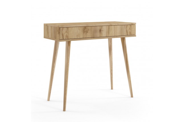 Biurko/Toaletka  Meli 90 cm Dąb Craft Złoty
