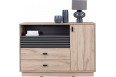 Komoda Allmo 120 cm AL07 Dąb Estana + Antracyt