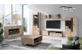 Komoda Allmo 135 cm AL17 Dąb Estana + Antracyt