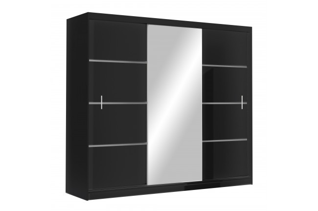 Szafa Vista 250 cm Czarna