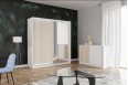 Komoda Royal 150cm Biała + Lamelki Votan