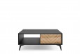 Stolik kawowy salon Diamond 104 cm Dąb Evoke+Czarny