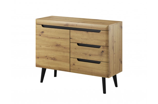 Komoda niska salon Nordi 107 cm Dąb Artisan