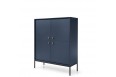 Komoda wysoka salon Mono 104 cm Beż/Granat