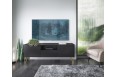 Stolik rtv salon Harmony 144cm Czarny Grafit + Marmur Black