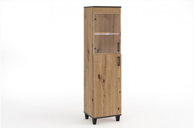 Witryna wysoka Ponix 50cm Dąb Artisan