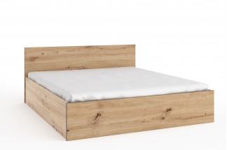 Łóżko Ponix 160 cm Dąb Artisan