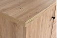 Stolik rtv Cali 160 cm Dąb Artisan + Lamele