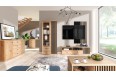 Stolik rtv Cali 160 cm Dąb Artisan + Lamele