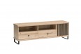 Stolik rtv Cali 160 cm Dąb Artisan + Lamele