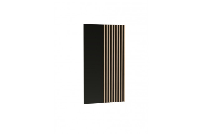 Panel dekoracyjny Cali 80 cm Czarny + Lamele Dąb Artisan