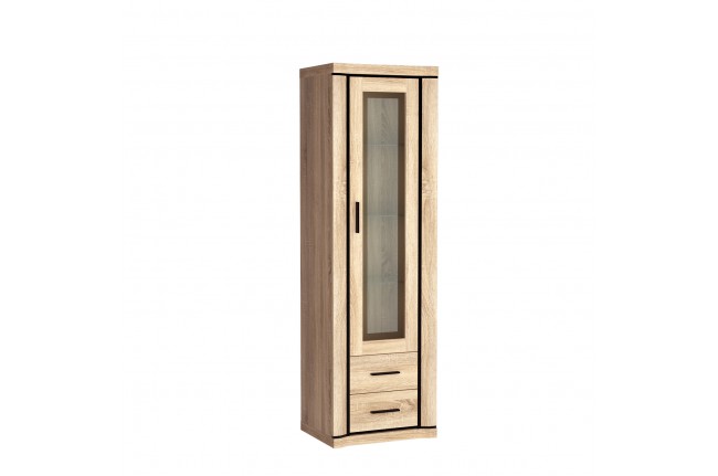 Witryna wysoka Dallas 58cm Dąb Sonoma