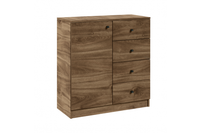 Komoda Wenix 1D4S 80cm Dąb Brandy Castello