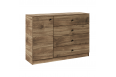 Komoda  Wenix 1D4S 120cm Dąb Brandy Castello