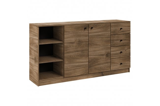 Komoda Wenix 2D4S 160cm Dąb Brandy Castello