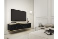Stolik rtv wiszący Oro 135 cm Marmur Marble