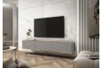 Stolik rtv wiszący Oro 175 cm Szare Lamele