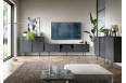 Stolik rtv Raven 180 cm Czarny Grafit