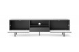 Stolik rtv Raven 180 cm Czarny Grafit