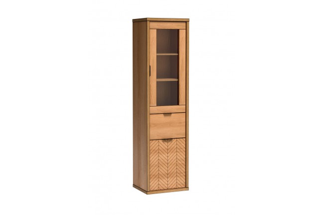 Witryna wysoka Fonti F2 50 cm Dąb Karmel
