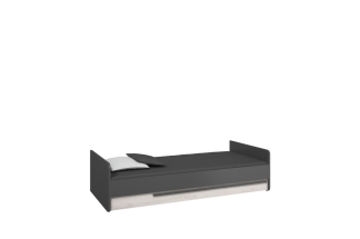 Łóżko z pojemnikiem Trend 94cm Sosna Andersen + Grafit